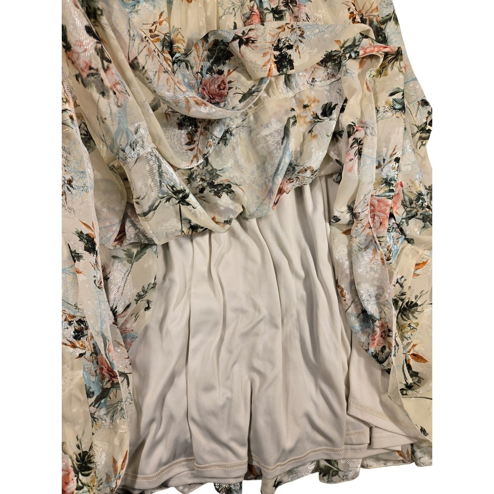 Baltic Born Floral Smocked Maxi Dress Cream Rose Botanical 3XL Plus Size Wedding - Picture 7 of 11